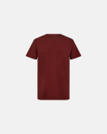 T-Shirt Rundhalsausschnitt, Bambusviskose, Rot