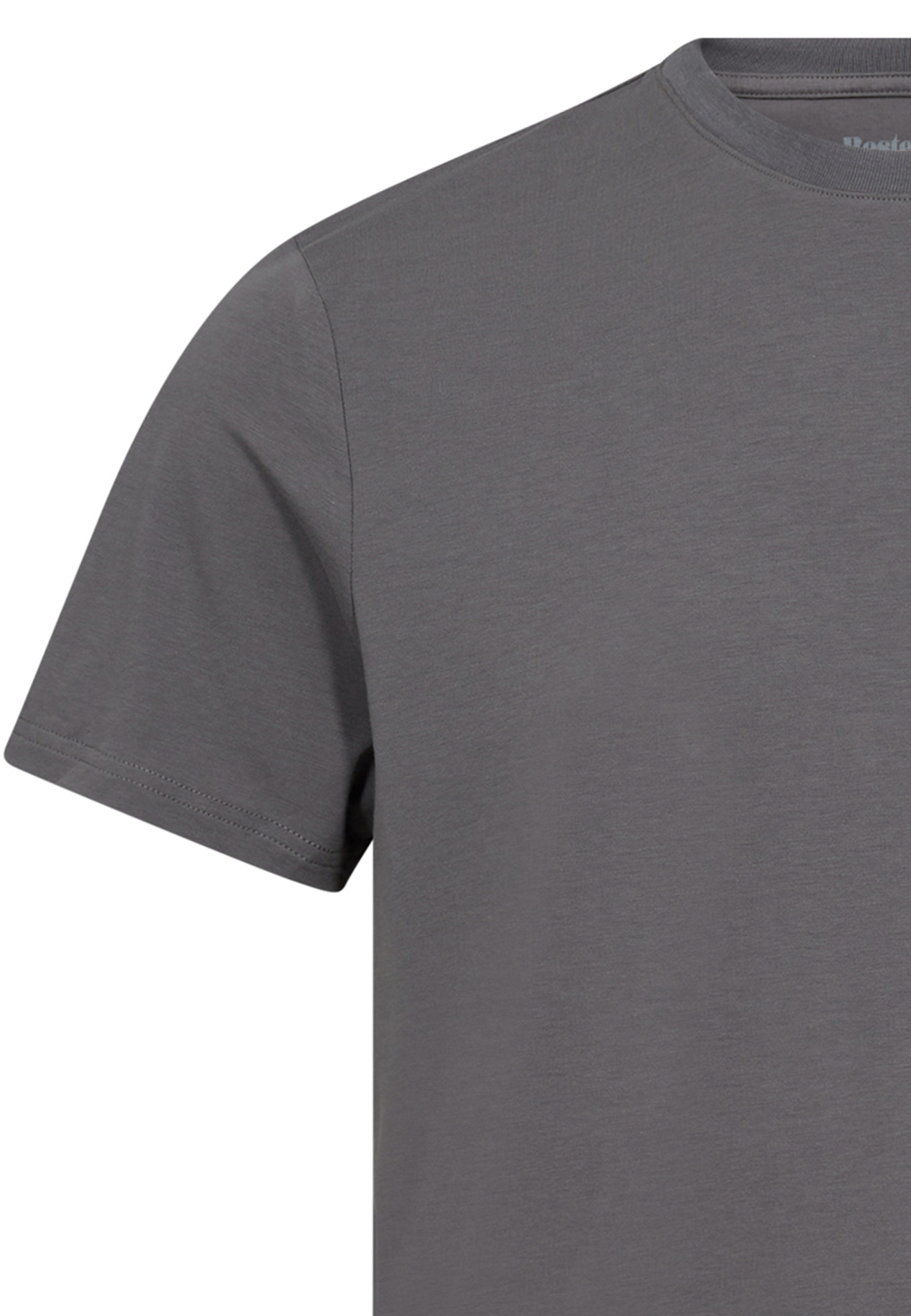 Bambus, Tee Rundhals, Grau -Resteröds Bambus, Tee Rundhals, Grau -Resteröds