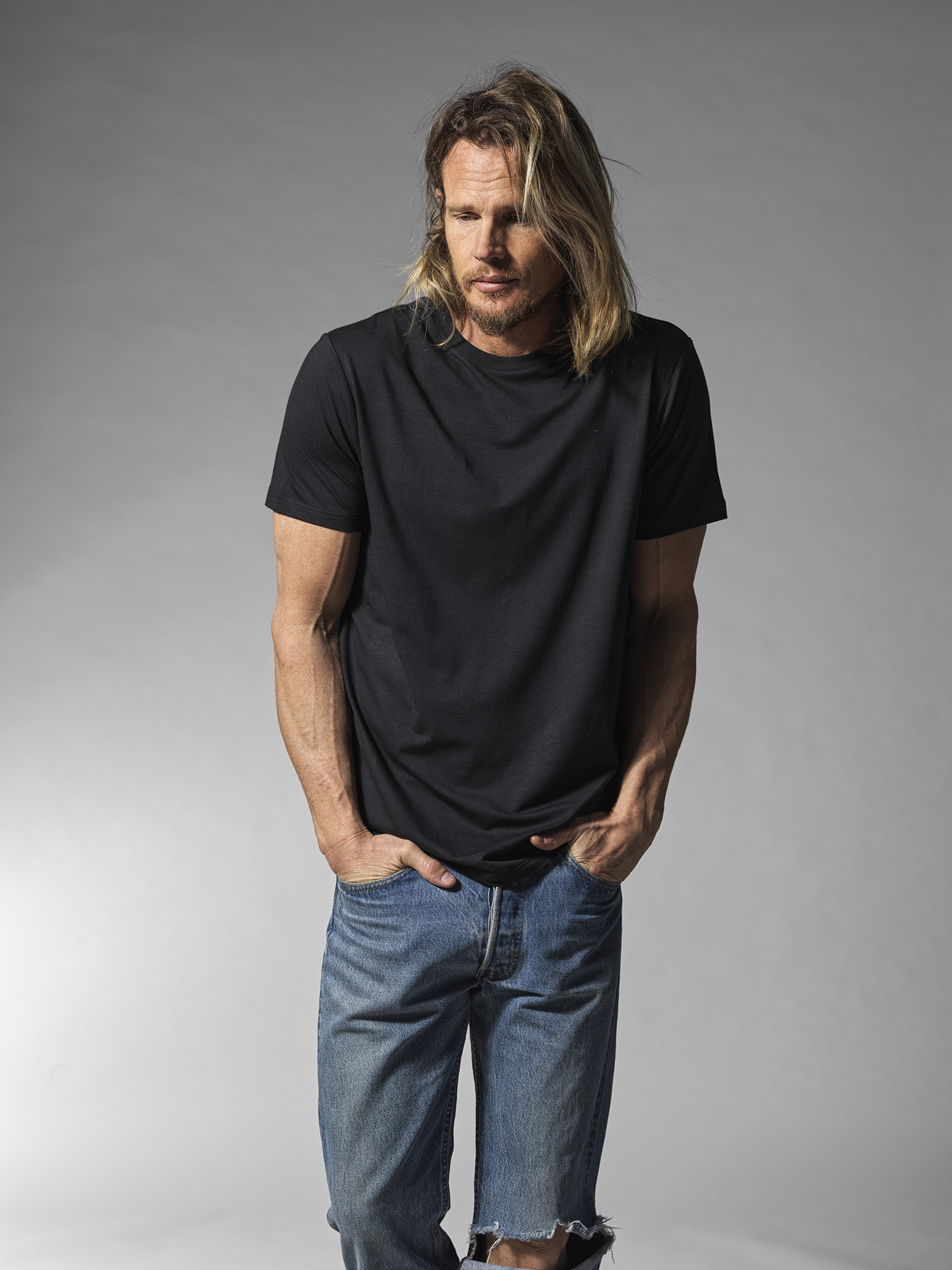 Bambus, T-Shirt mit Rundhalsausschnitt, Army -Resteröds Bambus, T-Shirt mit Rundhalsausschnitt, Army -Resteröds