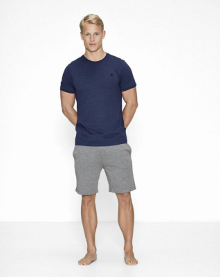 Bambus, Pique t-shirt, Navy