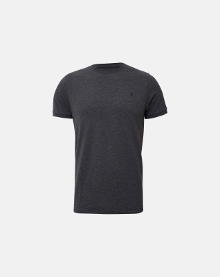 Bambus, Pique t-shirt, Dunkelgrau