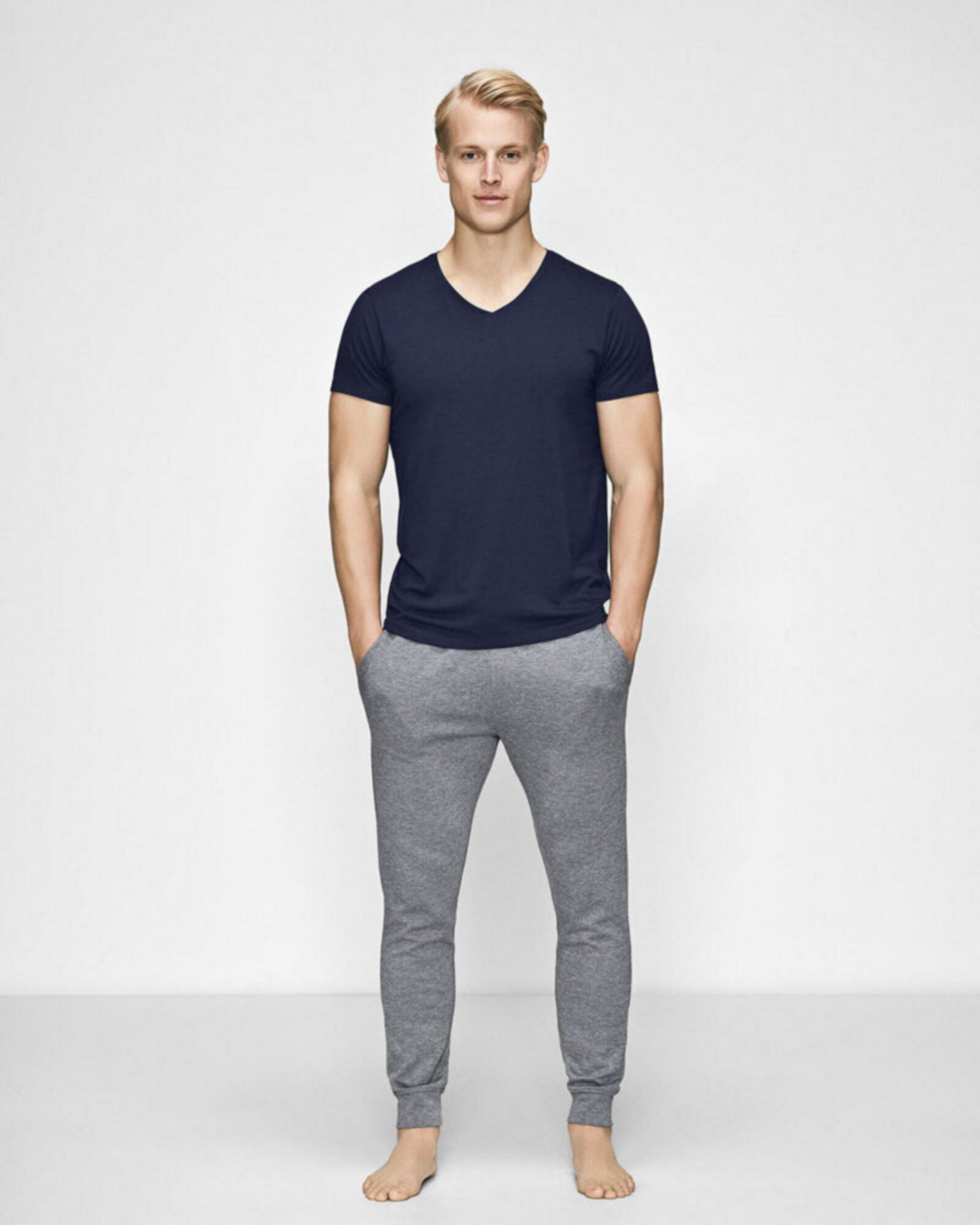 Bambus, T-Shirt mit V-Ausschnitt, Navy -JBS of Denmark Men Bambus, T-Shirt mit V-Ausschnitt, Navy -JBS of Denmark Men