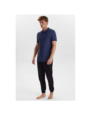 Bambus, Polo Shirt Pique, Navy -JBS of Denmark Men