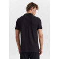 Bambus, Polo Shirt Pique, Schwarz