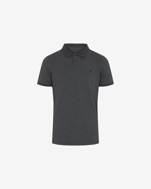 Bambus, Polo Shirt Pique, Grau -JBS of Denmark Men