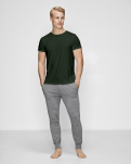 Bambus, T-Shirt O-Ausschnitt, grün
