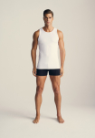 Bambusviskose, Unterhemd Top, Weiß -JBS of Denmark Men