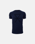 Bambus, T-shirt, Navy mit Print -JBS of Denmark Men