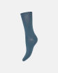 Bambus, Feinstrick Knöchelsocken, Blau -Decoy