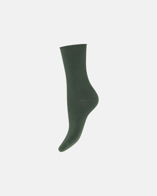 Bambus, Socken Feinstrick, Grün -Decoy