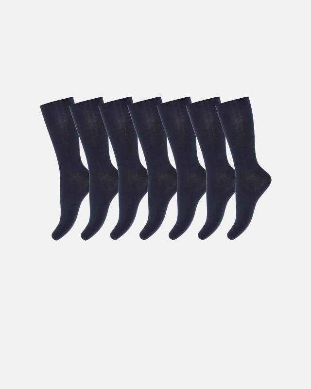 Bio-Baumwolle, Socken, Blickdicht, 7-Pack, Marine -Decoy