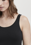 Bio-Baumwolle, Tanktop, 3-Pack, Schwarz