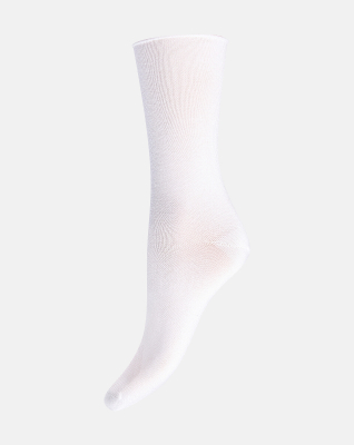 Bambusviskose, Ankelsocken, 3er-Pack, Weiß -Decoy
