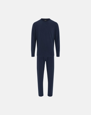 Bio-Baumwolle, Pyjamaset, Marine -Claudio