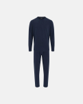 Bio-Baumwolle, Pyjamaset, Marine -Claudio