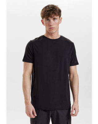 100% Bio-Baumwolle, T-Shirt, 2er-Pack, Schwarz -Resteröds