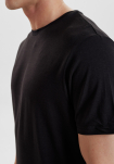 100% Bio-Baumwolle, T-Shirt, 2er-Pack, Schwarz -Resteröds
