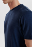 100% Bio-Baumwolle, T-Shirt, 2er-Pack, Marineblau -Resteröds