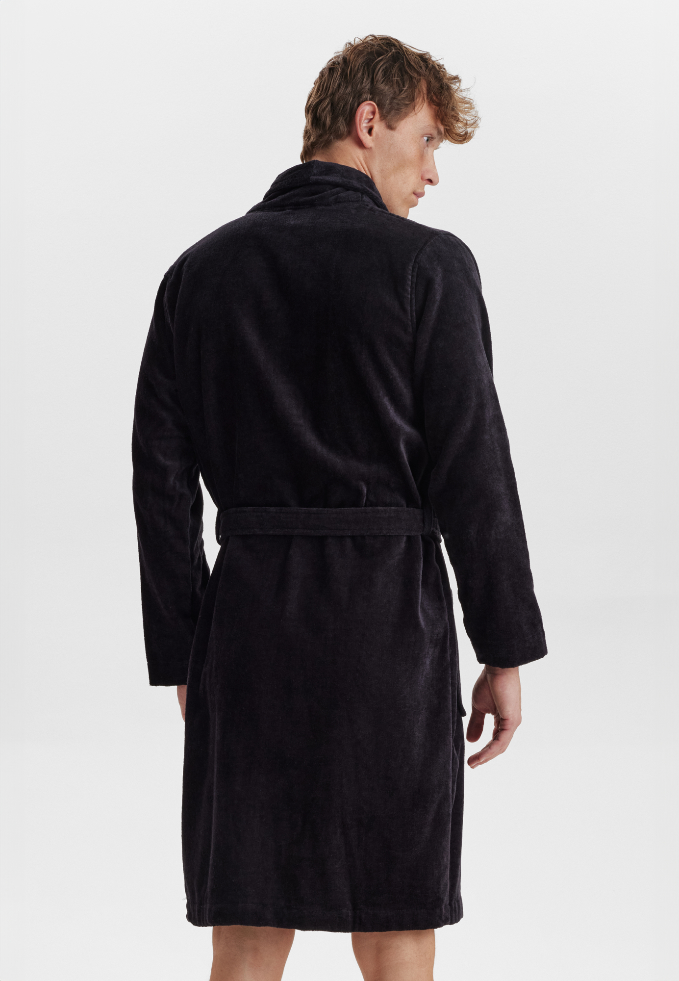 Bio-Baumwolle, Bademantel, Schwarz -Claudio Bio-Baumwolle, Bademantel, Schwarz -Claudio