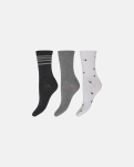 Bambus, Feinstricksocken, 3er-Pack, Mehrfarbig 86 -Decoy