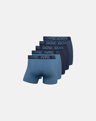 Bambus, Boxershorts, 5-Pack, Mehrfarbig -Dovre