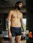 Bambus, Boxershorts, 3-Pack, Schwarz 900 -Dovre