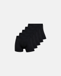 Bambusviskose, Boxershorts, 5-Pack, Schwarz -Claudio