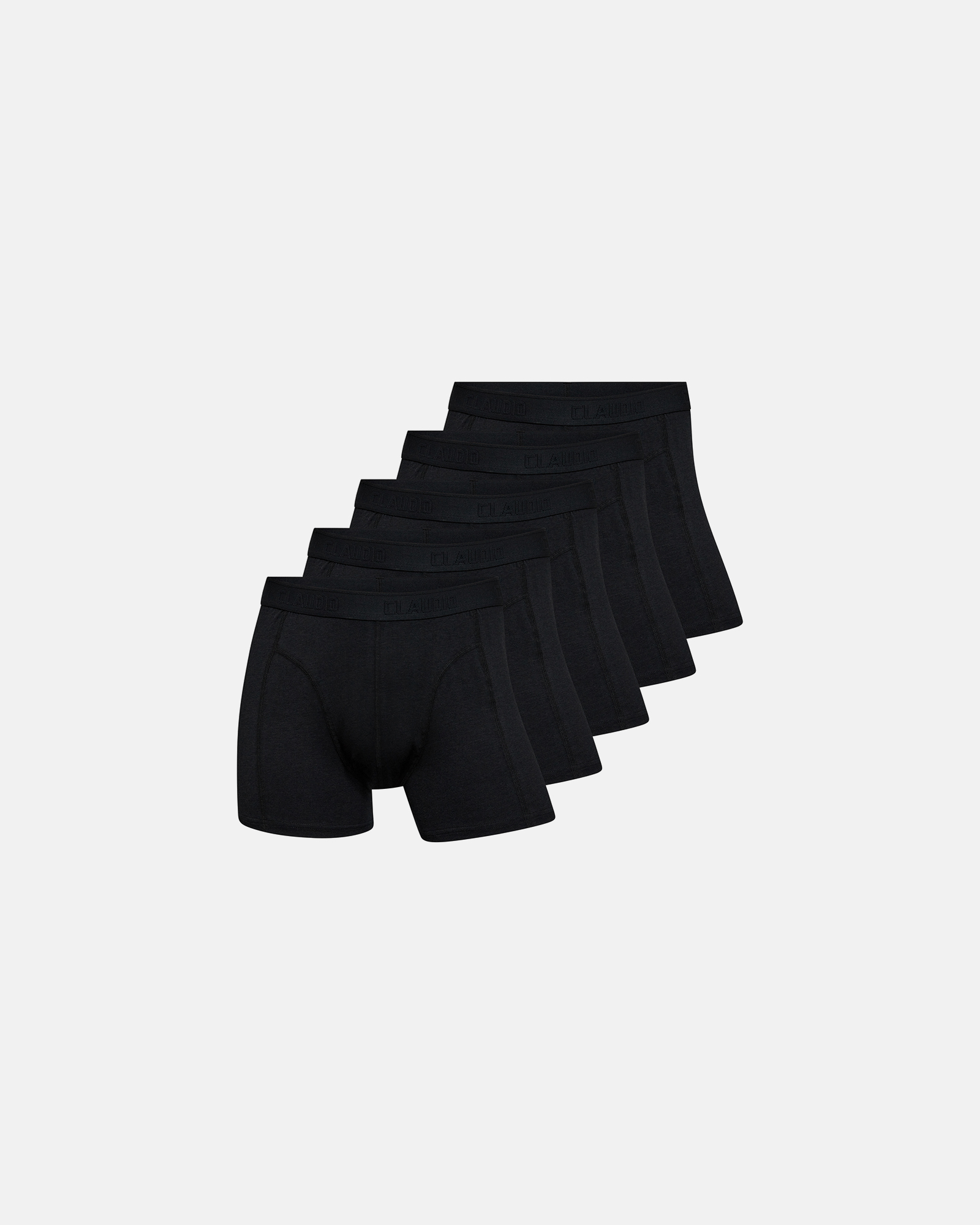 Bambusviskose, Boxershorts, 5-Pack, Schwarz -Claudio Bambusviskose, Boxershorts, 5-Pack, Schwarz -Claudio