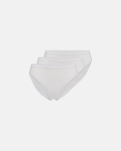 Bambusviskose, Tai panties, 3-pack, Weiss -Decoy