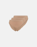 Bambusviskose, Tai panties, 3-pack, Sand -Decoy