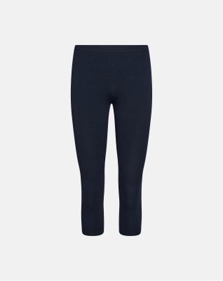 Bambus, 3/4 leggings, Navy -Decoy