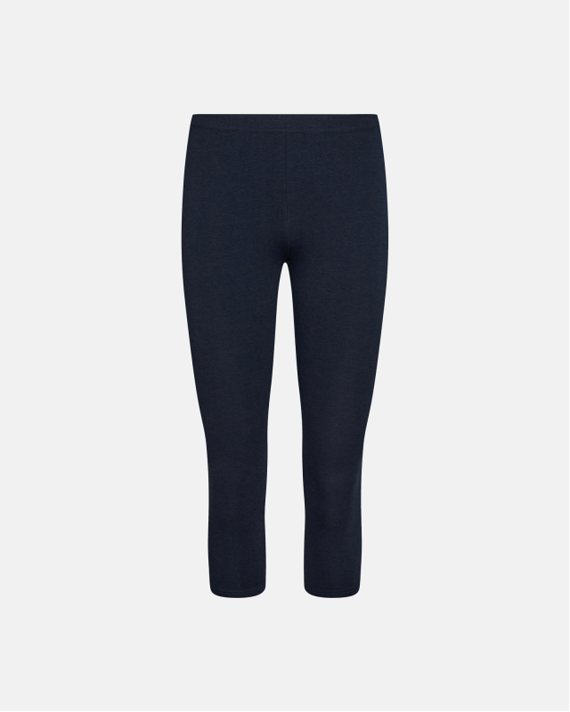 Bambus, 3/4 leggings, Navy -Decoy