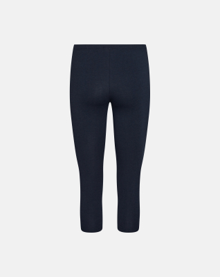 Bambus, 3/4 leggings, Navy -Decoy