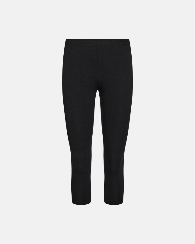Bambusviskose, 3/4 leggings, Schwarz -Decoy
