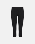 Bambusviskose, 3/4 leggings, Schwarz -Decoy