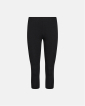 Bambusviskose, 3/4 leggings, Schwarz -Decoy