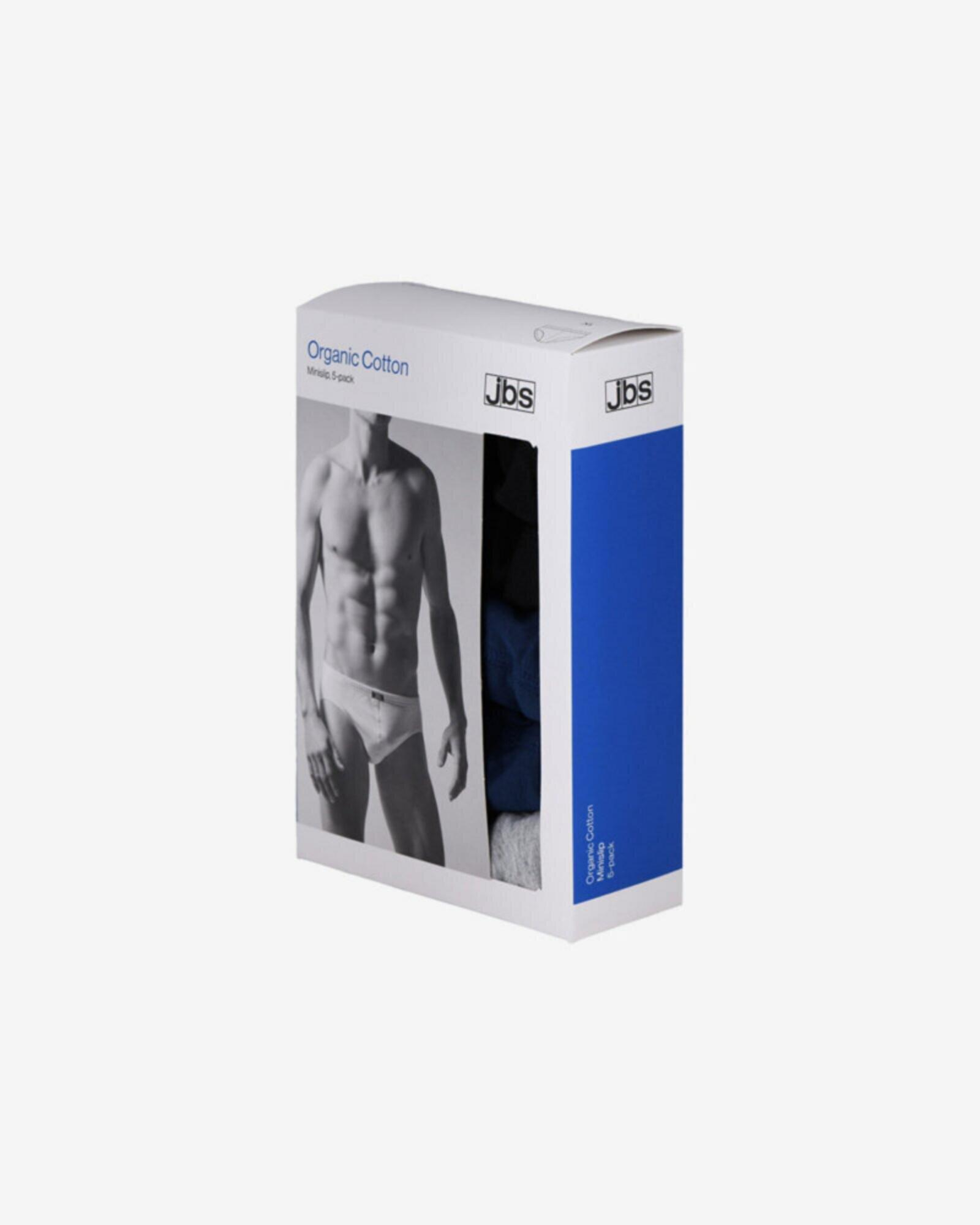 Bio-Baumwolle, Mini slip, 5-pack, Mehrfarbig -JBS Bio-Baumwolle, Mini slip, 5-pack, Mehrfarbig -JBS