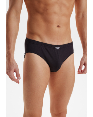 Bio-Baumwolle, Mini slip, 5-pack, Schwarz -JBS