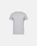 Bambusviskose, T‑Shirt Rundhals, Hellgrau Melange -JBS of Denmark Men