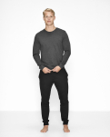 Bambusviskose, Sweatshirt, Dunkelgrau -JBS of Denmark Men