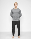 Bambusviskose, Sweatshirt, Grau -JBS of Denmark Men