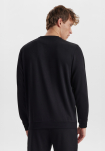 Bambusviskose, Sweatshirt m. logo, Schwarz -JBS of Denmark Men