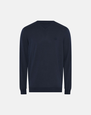 Bambusviskose, Sweatshirt m. logo, Navy -JBS of Denmark Men