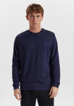 Bambusviskose, Sweatshirt m. logo, Navy -JBS of Denmark Men