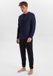 Bambusviskose, Sweatshirt m. logo, Navy -JBS of Denmark Men