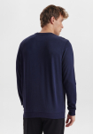 Bambusviskose, Sweatshirt m. logo, Navy -JBS of Denmark Men