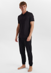 Bambusviskose, Polo Pique, Schwarz -JBS of Denmark Men