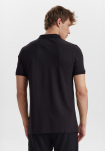 Bambusviskose, Polo Pique, Schwarz -JBS of Denmark Men