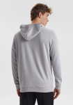 Bambusviskose, Hoodie m. logo, Hellgrau -JBS of Denmark Men