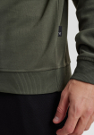 Bambusviskose, Sweatshirt m. logo, Grün